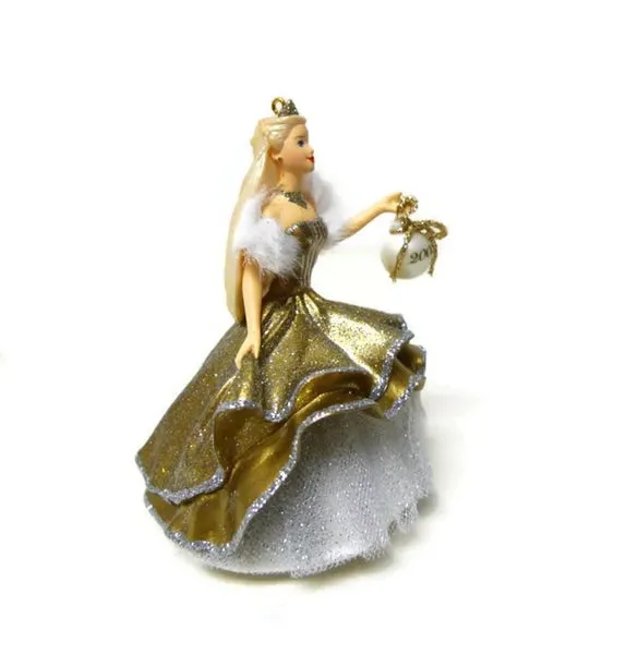 00s 2000 Holiday Barbie Ornament Collector's Series By Hallmark