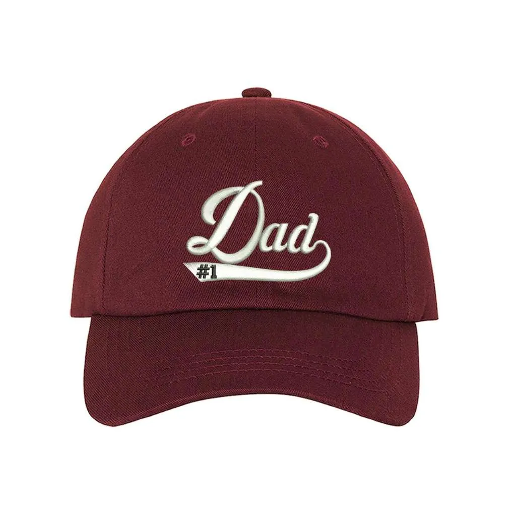 #1 Dad Baseball Hat