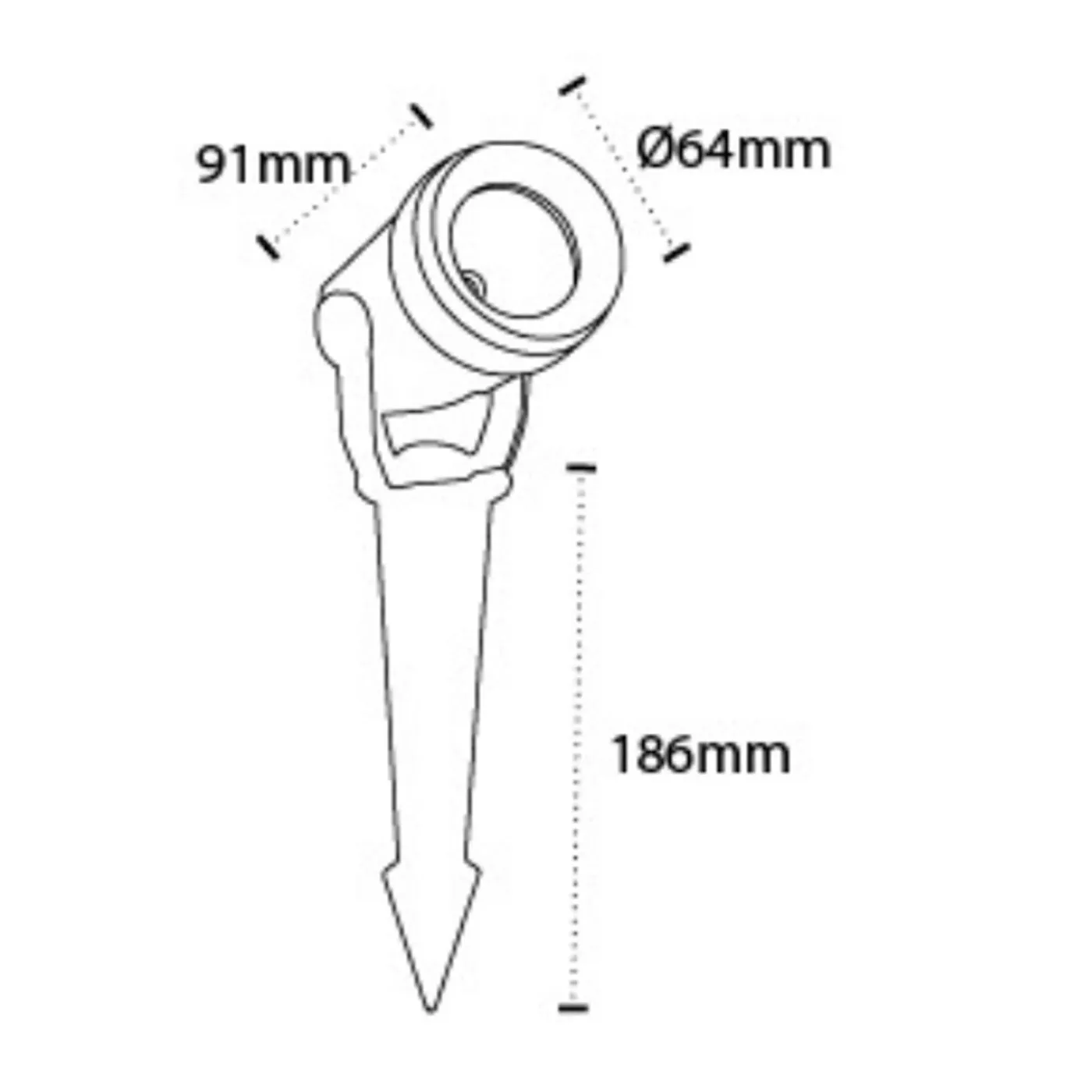 105100-7w Garden Spike