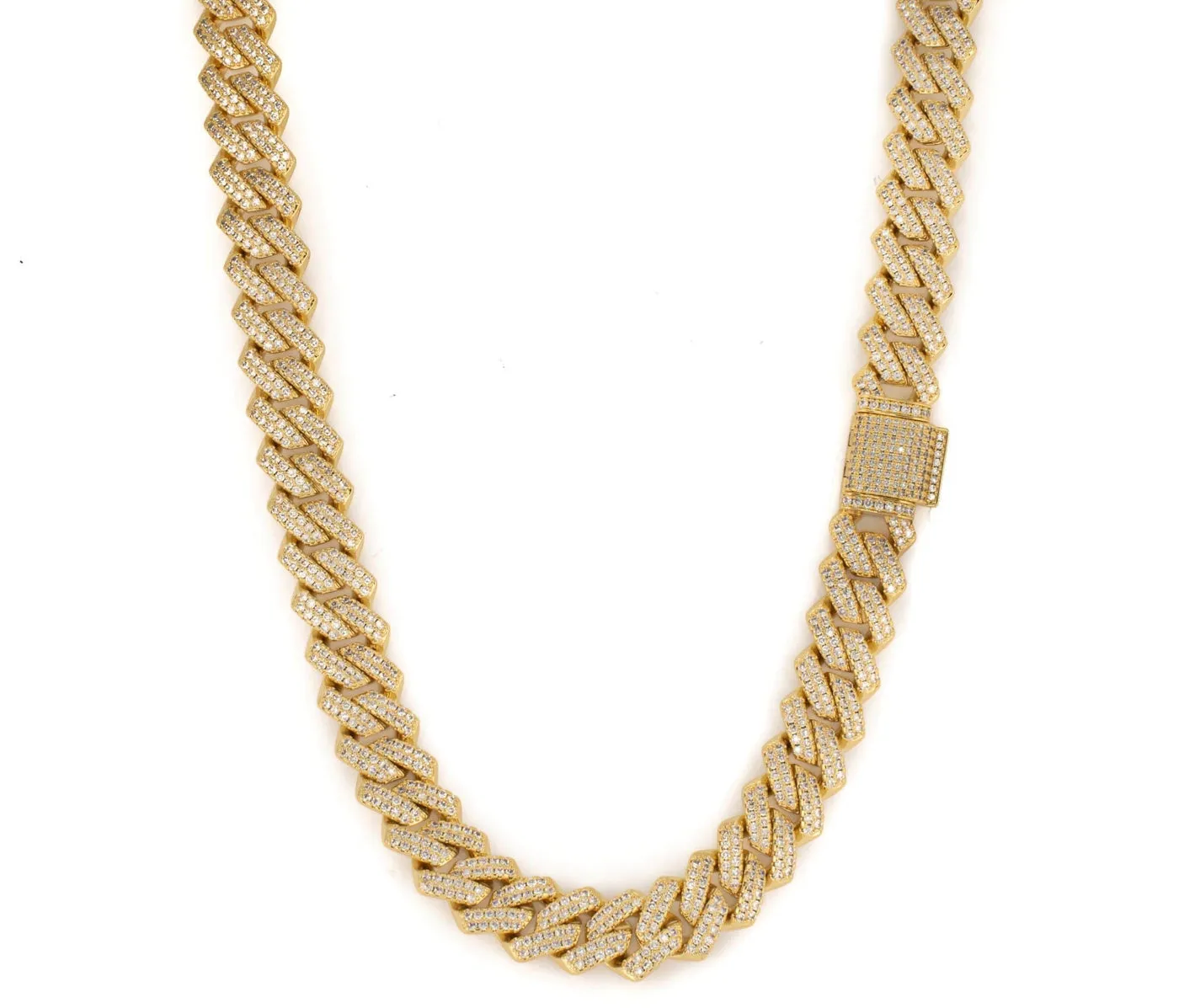 13mm cuban link iced out chain