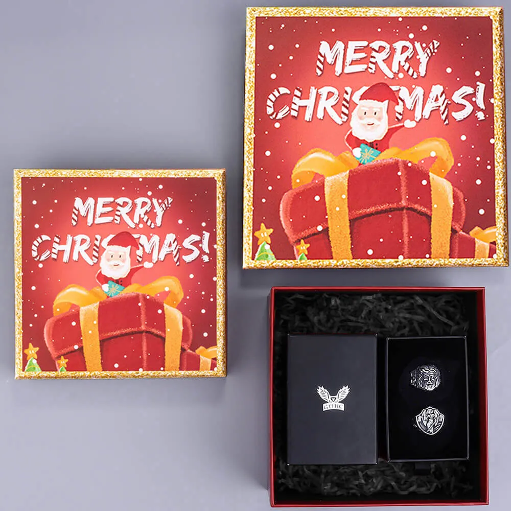 17 cm* 17 cm* 8 cm Red Christmas Gift Box