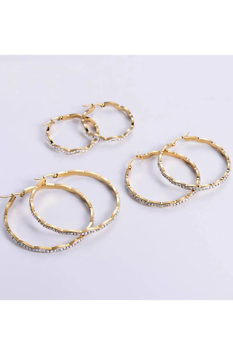 18K GOLD PLATED STAINLESS STEEL EARRINGS_CWAJE0396