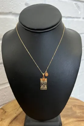 18K Taurus Necklace