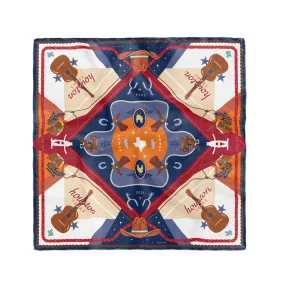 2024 Houston Rodeo Scarf - Saturday Silks x Christina Greene