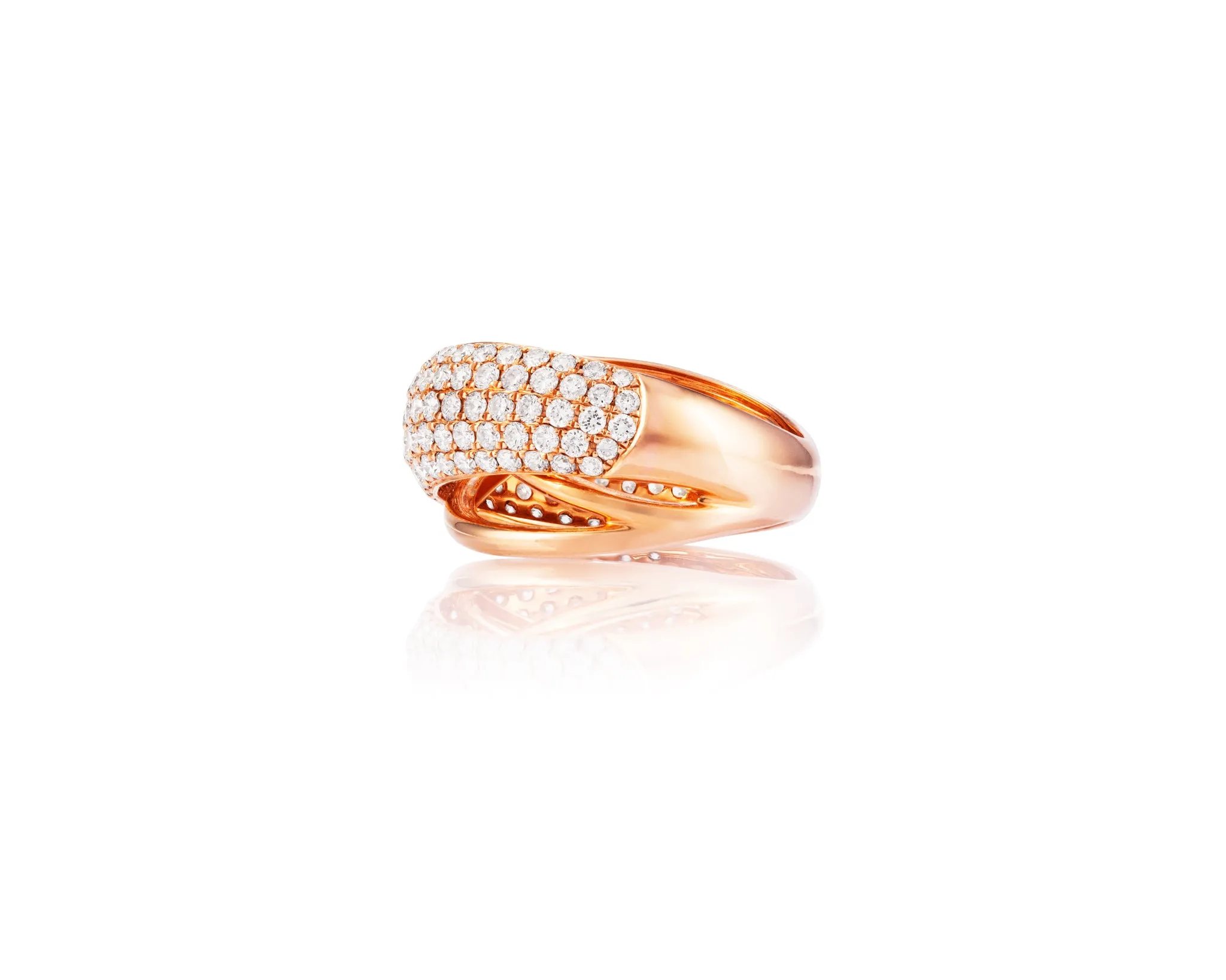 2ct Diamond 18kt Rose Gold Ring