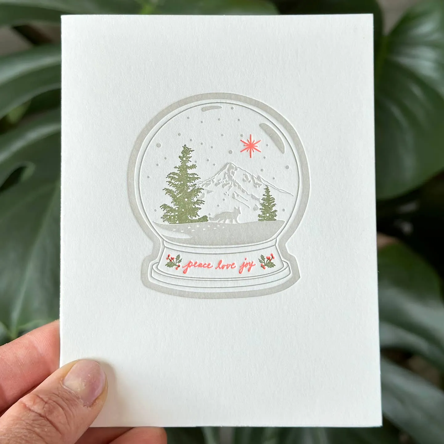 5524 Snow Globe Card