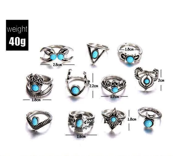 9pc /11pc/13pc Stylish Rings Set For Different Occasions