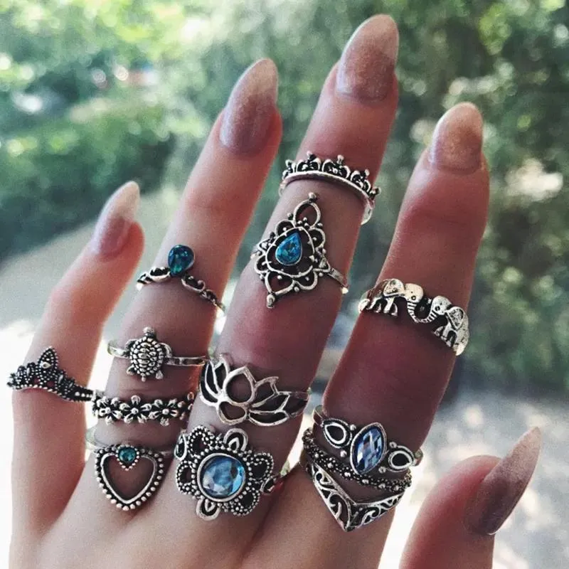 9pc /11pc/13pc Stylish Rings Set For Different Occasions