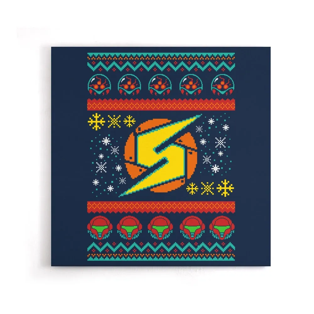 A Metroid Christmas - Canvas Print