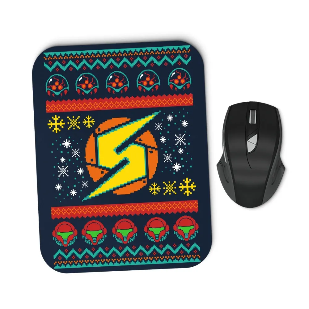 A Metroid Christmas - Mousepad