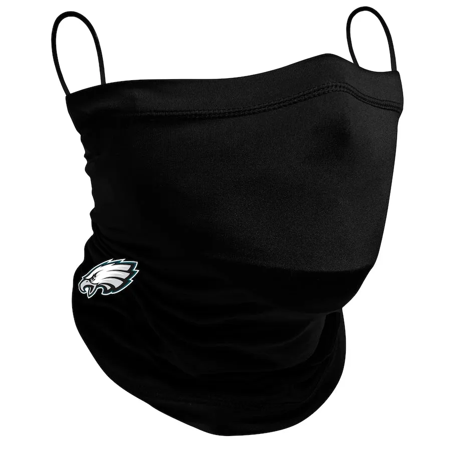 Adult Philadelphia Eagles NFL Football New Era Black On-Field 4 Way Stretch Neck Gaiter