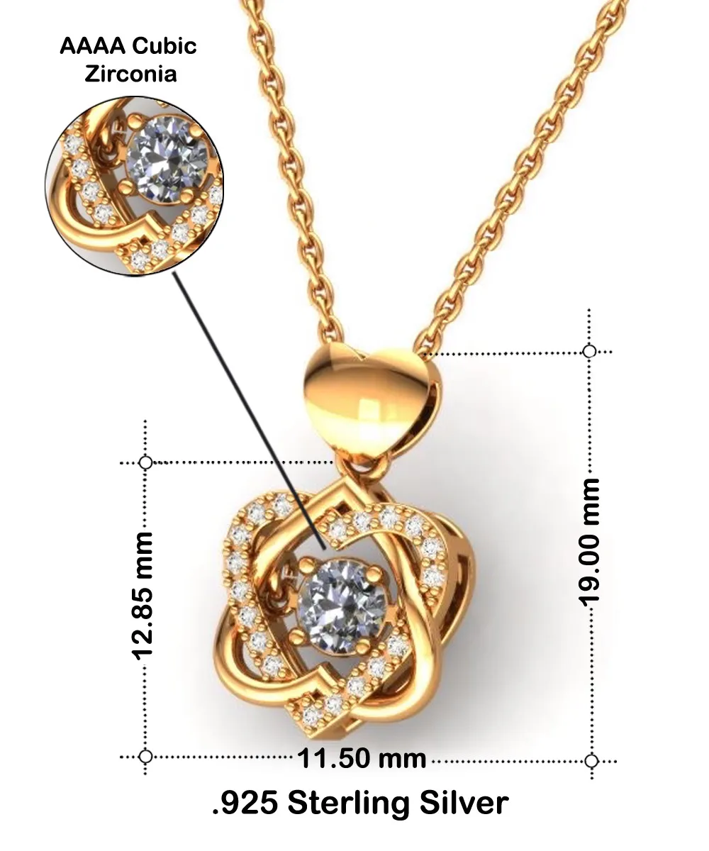 Agricultural Engineer Wife Heart Knot Gold Necklace No One Should Underestimate A Woman Who Is Also An Agricultural Engineer