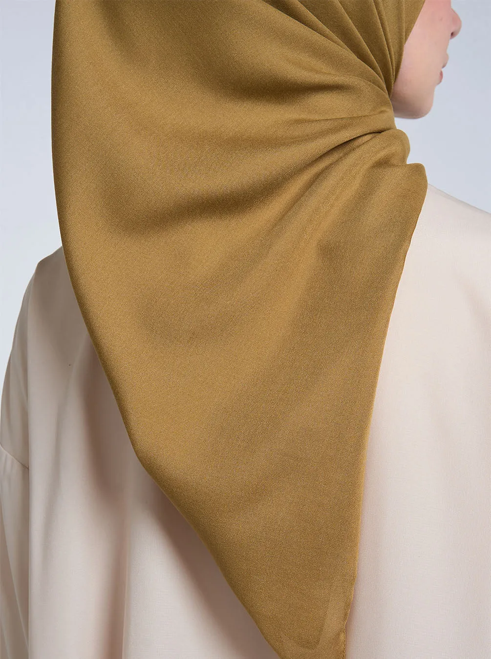 AIRY VOILE SCARF PLAIN BRONZE