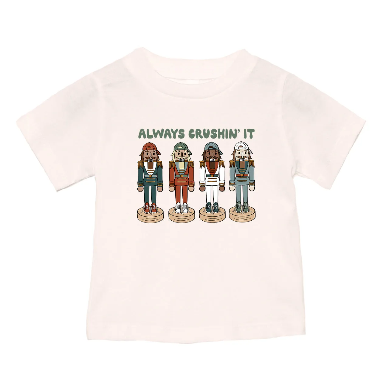 Always Crushin It (Green) - Kids Tee (Natural)