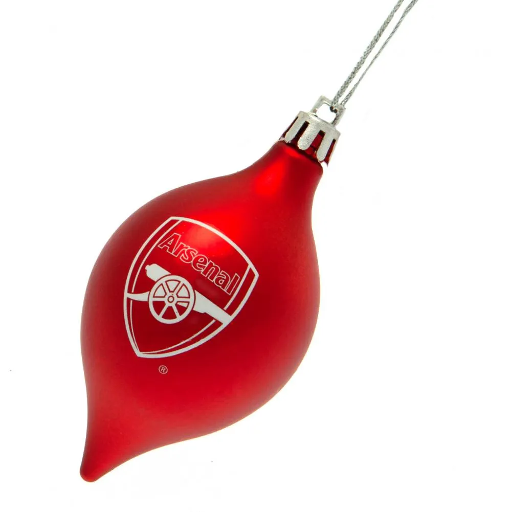 Arsenal FC 3pk Vintage Baubles