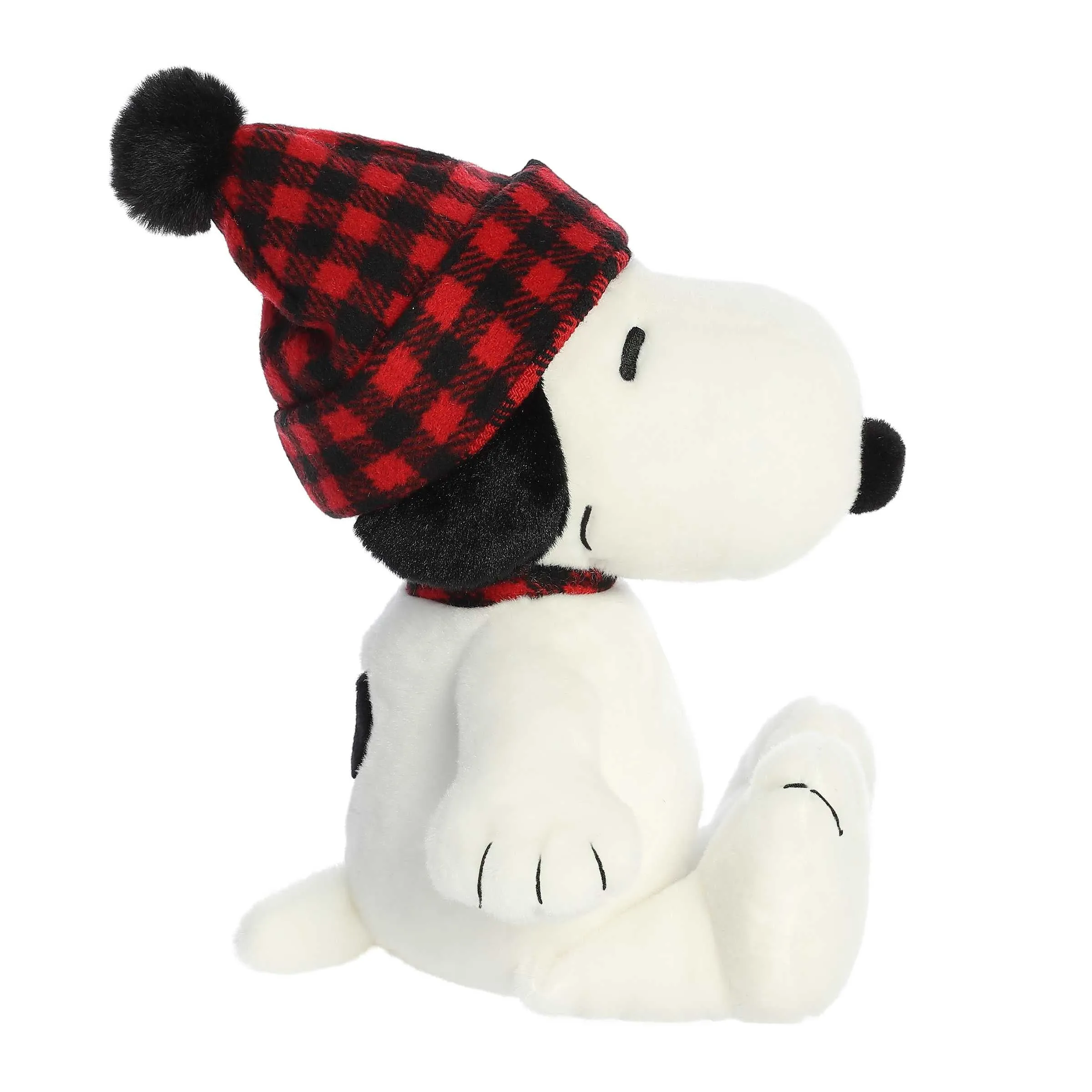 Aurora® Snoopy™ & Friends: The Peanuts® Winter Plaid Snoopy 11"