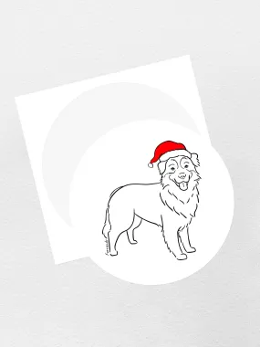 Australian Shepherd Christmas Edition Sticker