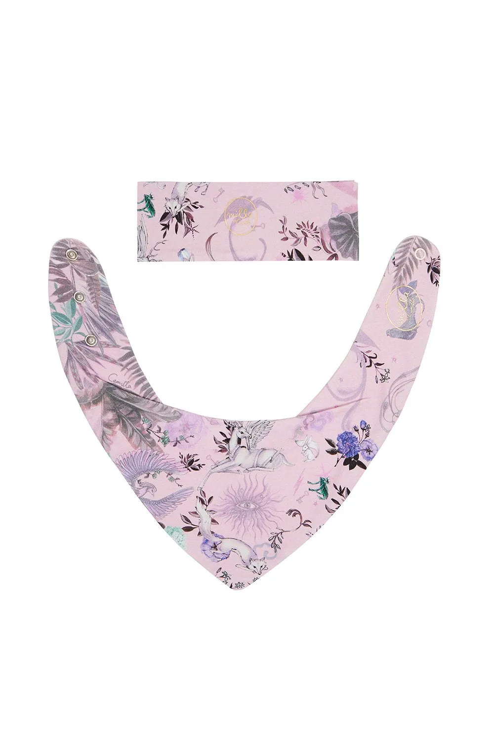 BABIES HEADBAND AND BIB SET DAWN OF UNIVERSE