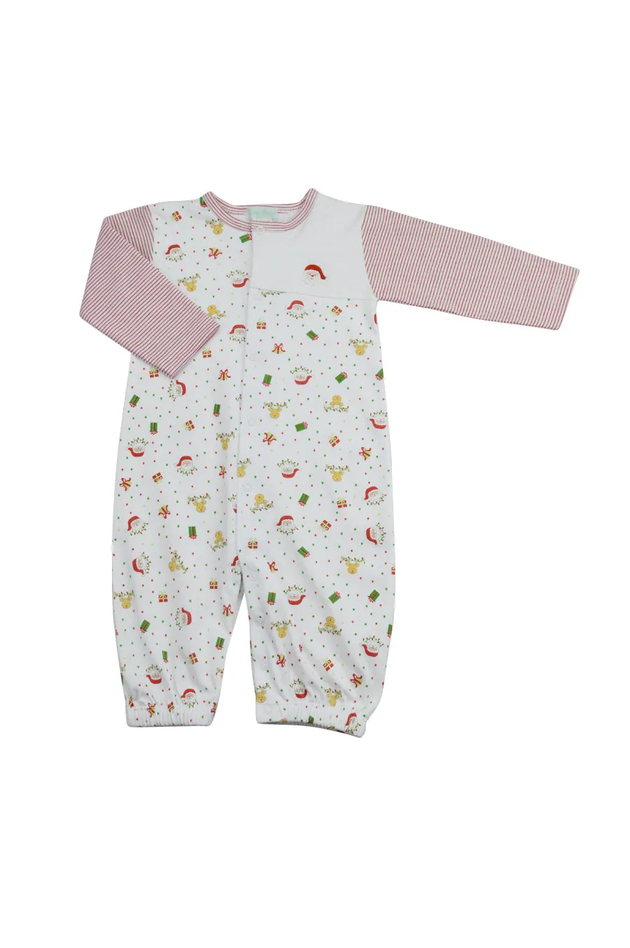 Baby Boy's "Santa Print" Converter Gown