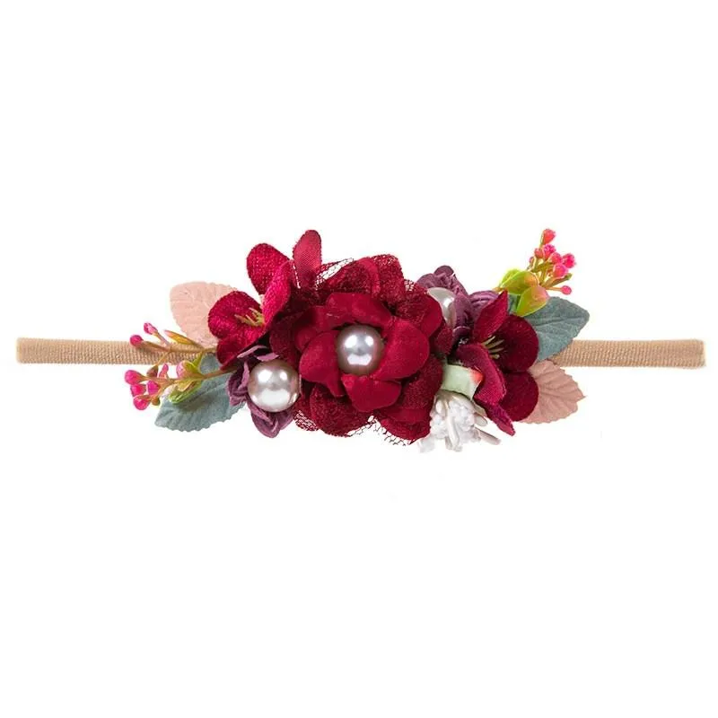 Baby Pearl Flower Headband