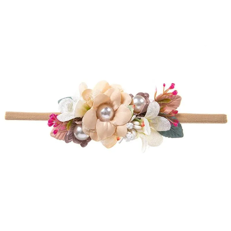 Baby Pearl Flower Headband