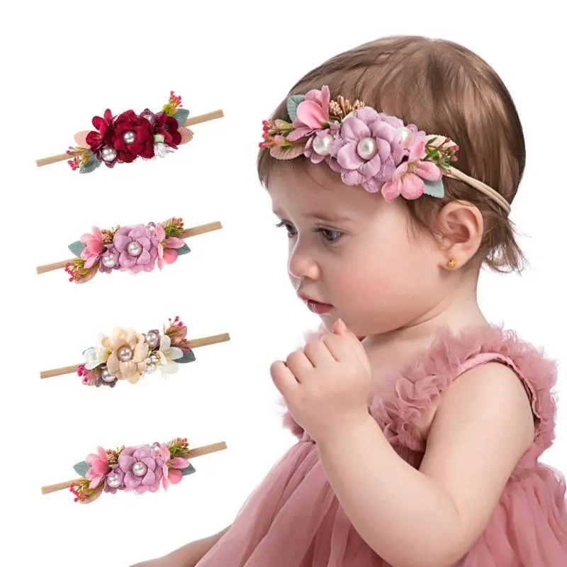 Baby Pearl Flower Headband