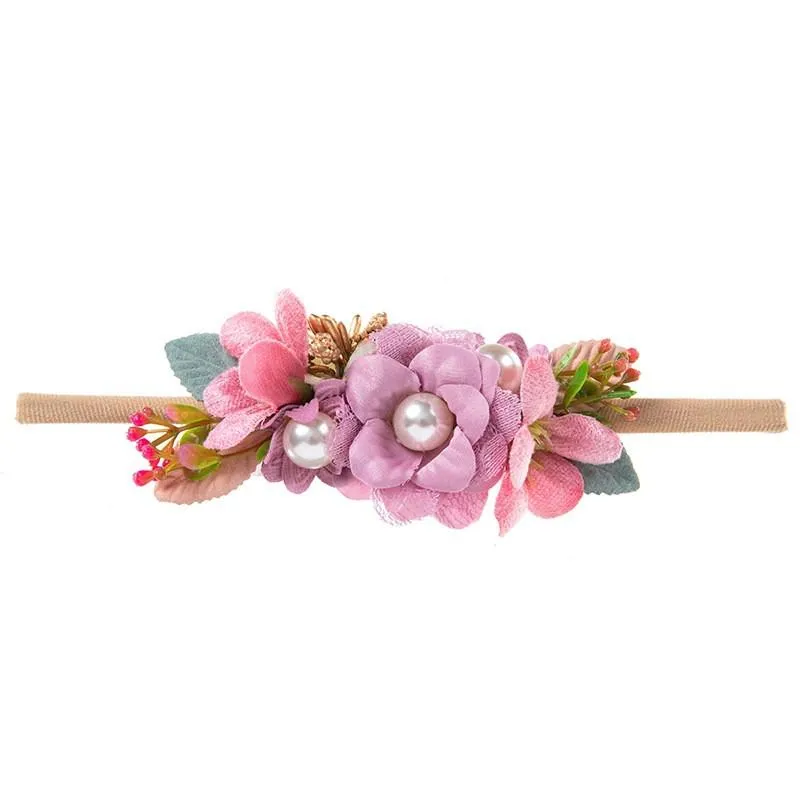 Baby Pearl Flower Headband