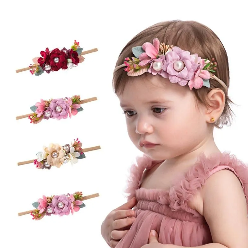 Baby Pearl Flower Headband