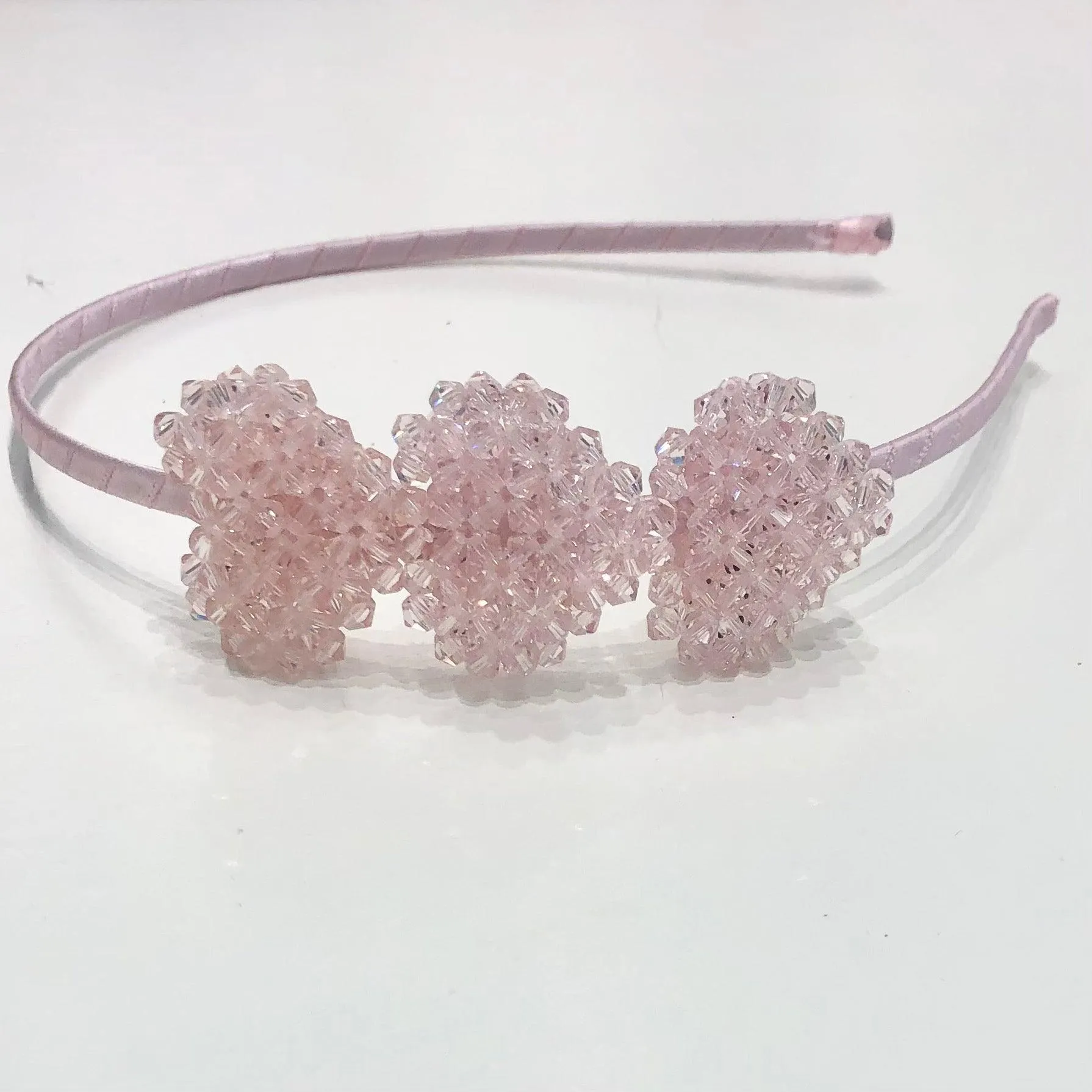 Bari Lynn Beaded Heart Headband