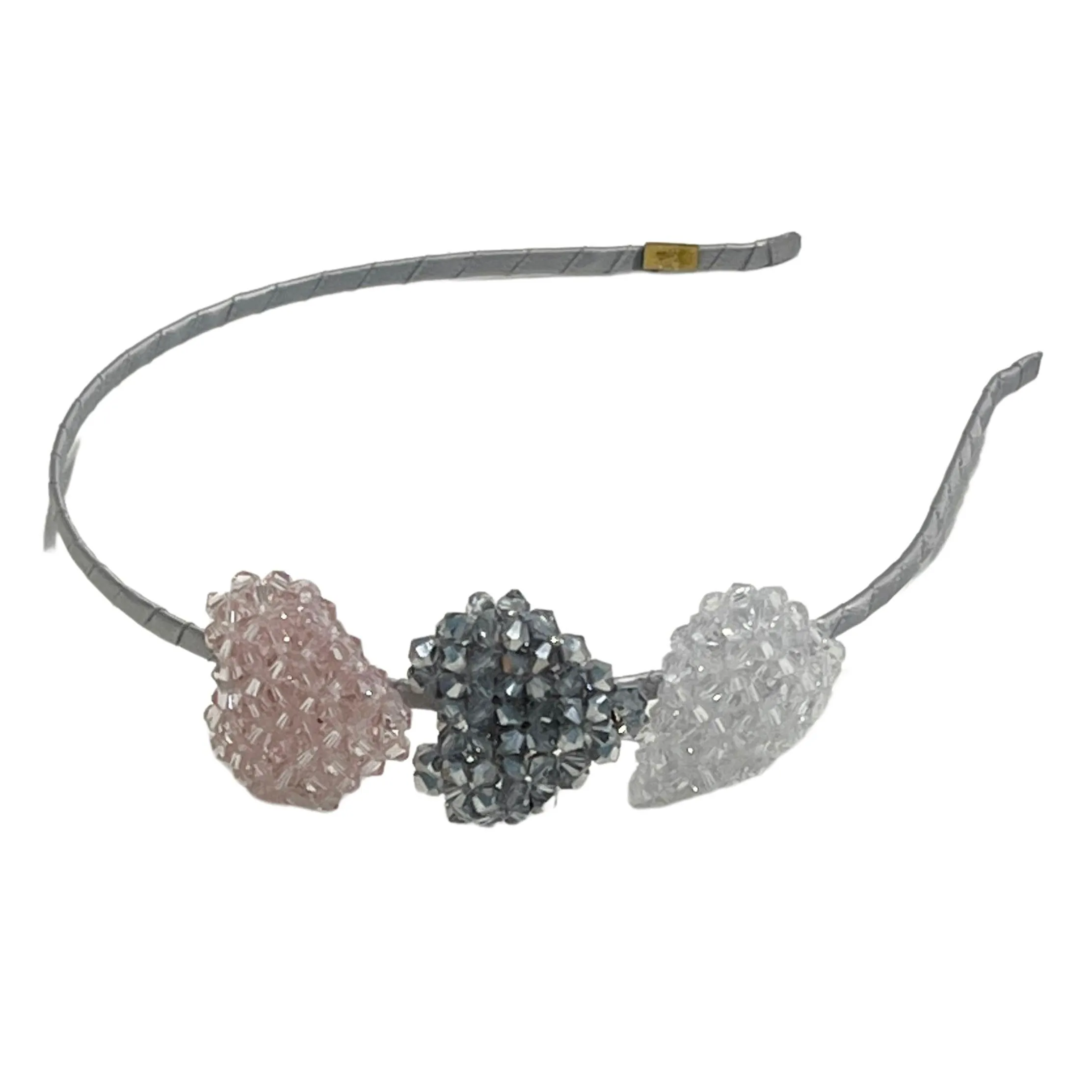 Bari Lynn Beaded Heart Headband