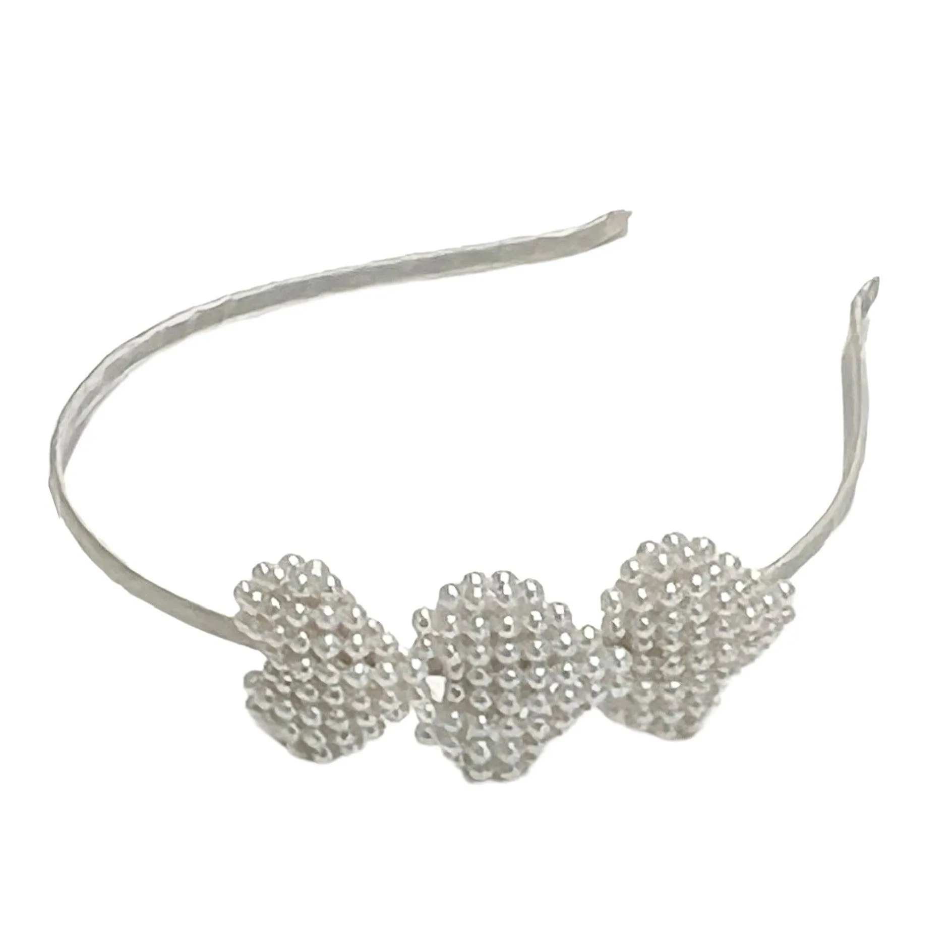 Bari Lynn Beaded Heart Headband