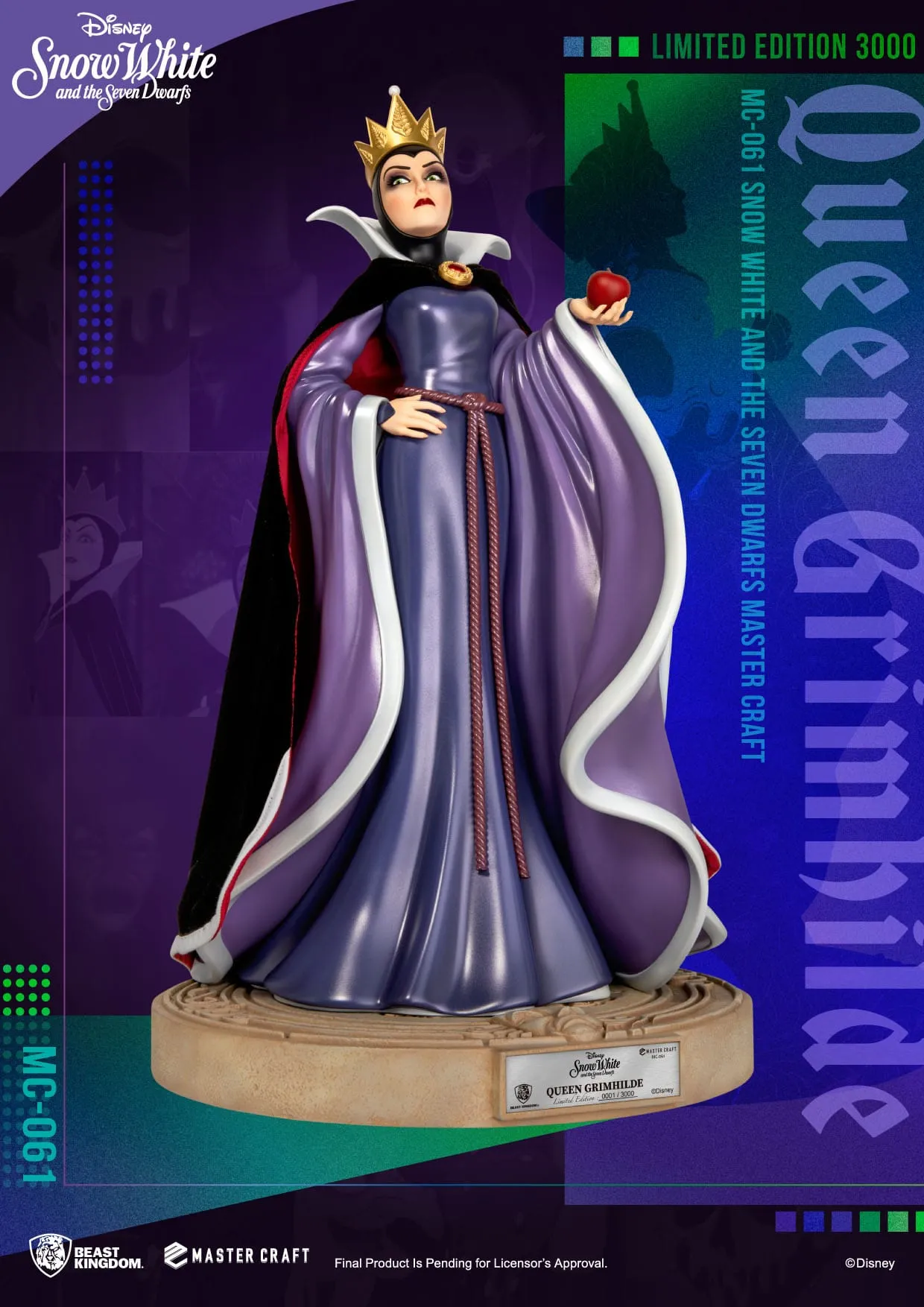 Beast Kingdom Disney Snow White and the Seven Dwarfs Queen Grimhilde Master Craft Statue