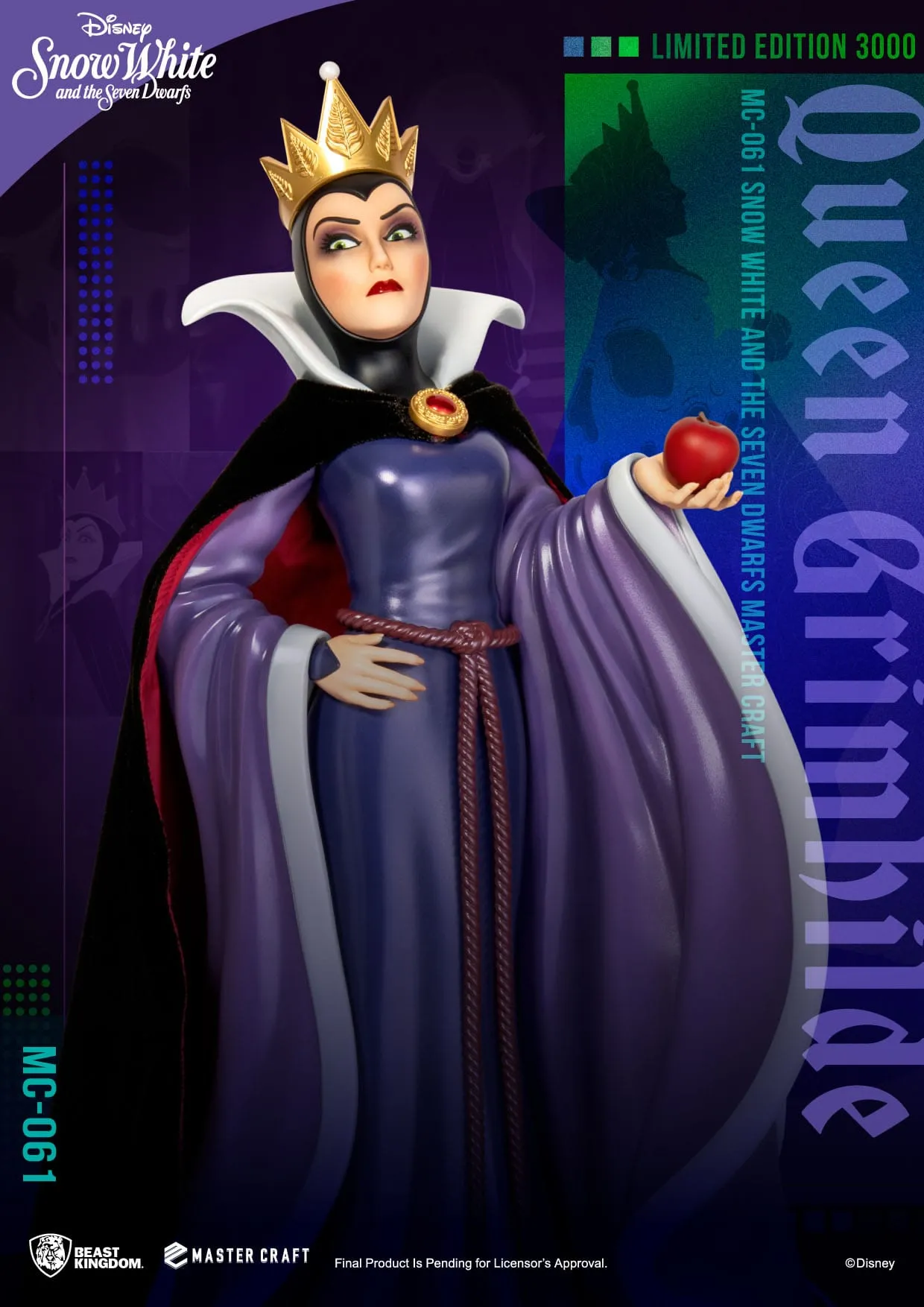 Beast Kingdom Disney Snow White and the Seven Dwarfs Queen Grimhilde Master Craft Statue