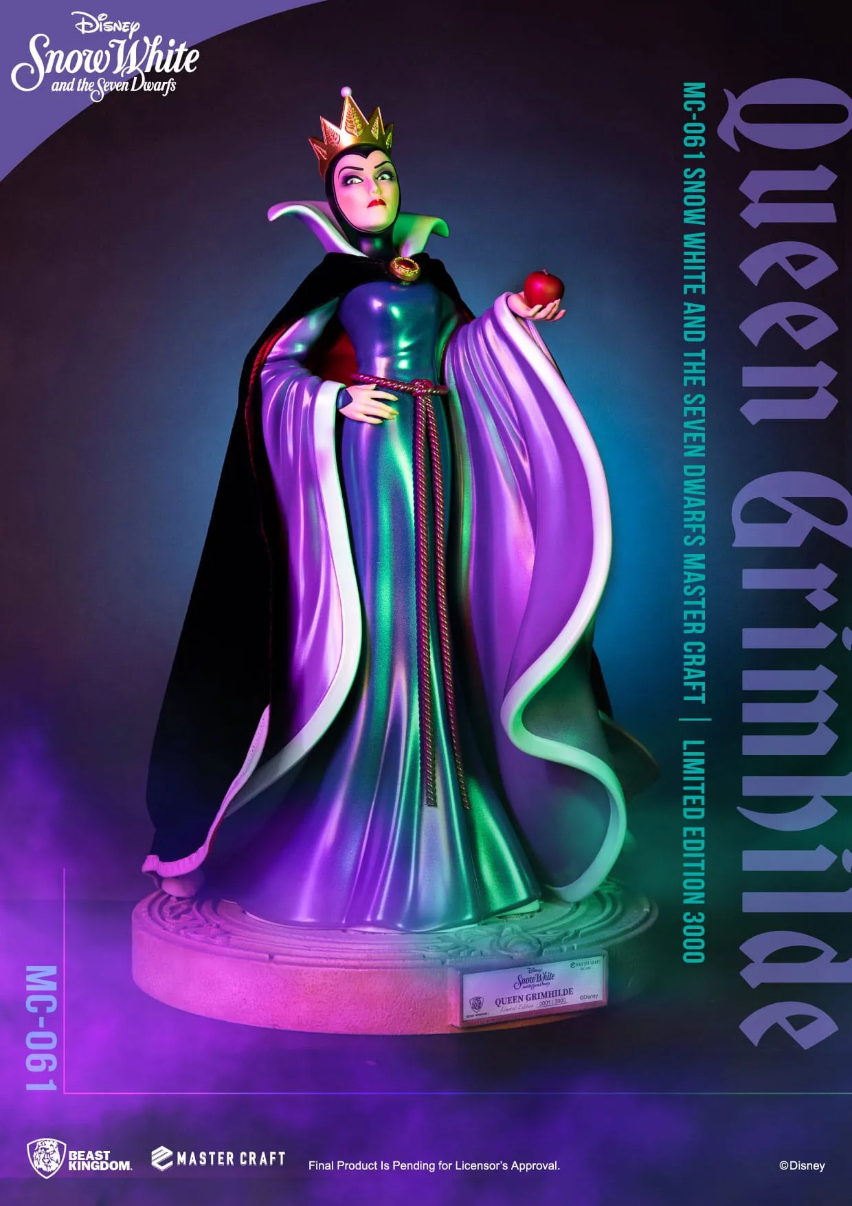 Beast Kingdom Disney Snow White and the Seven Dwarfs Queen Grimhilde Master Craft Statue