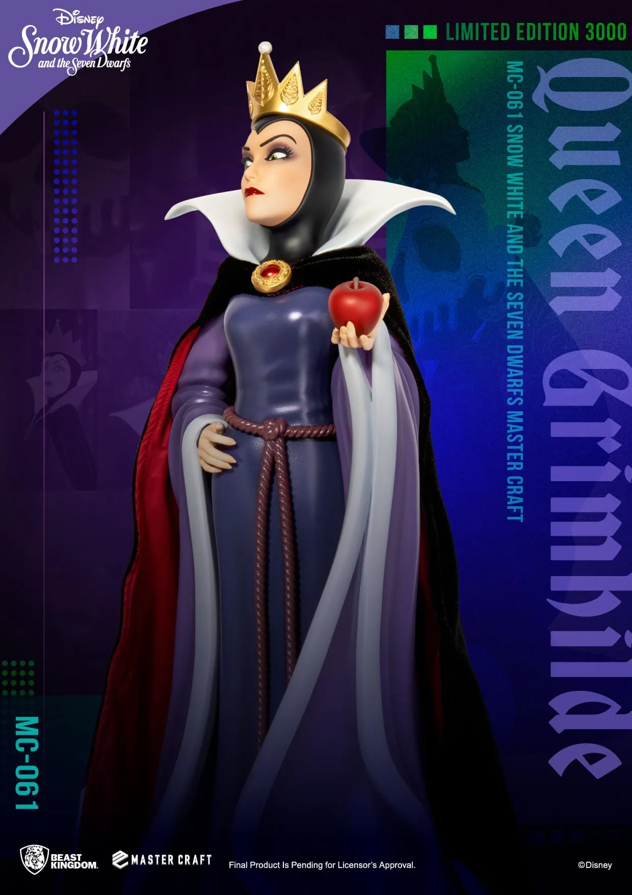 Beast Kingdom Disney Snow White and the Seven Dwarfs Queen Grimhilde Master Craft Statue