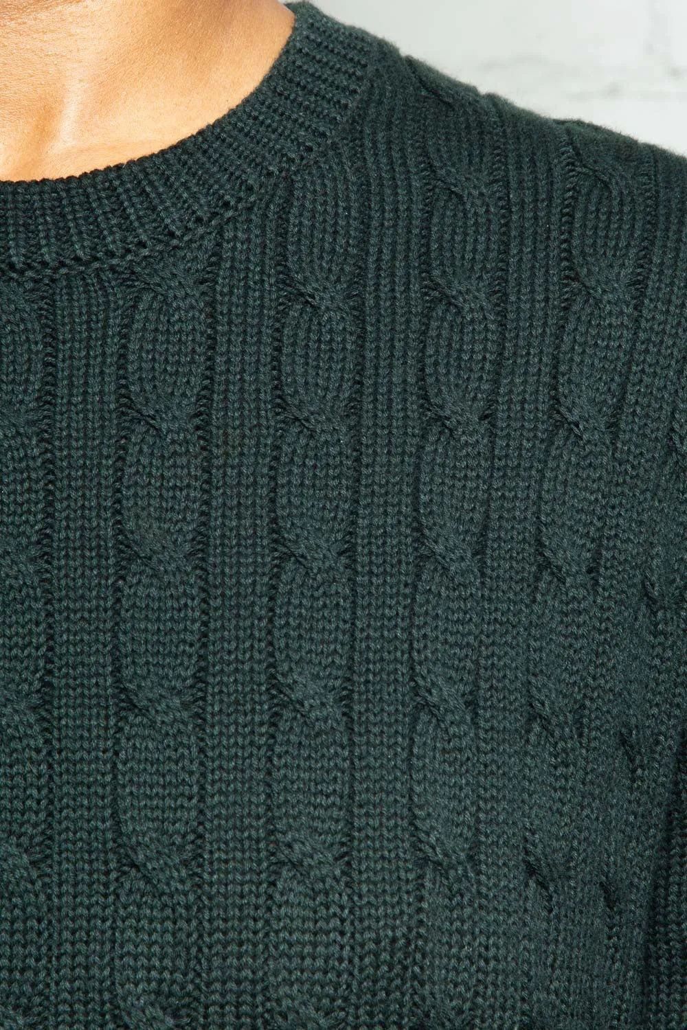 Brianna Cotton Cable Knit Sweater