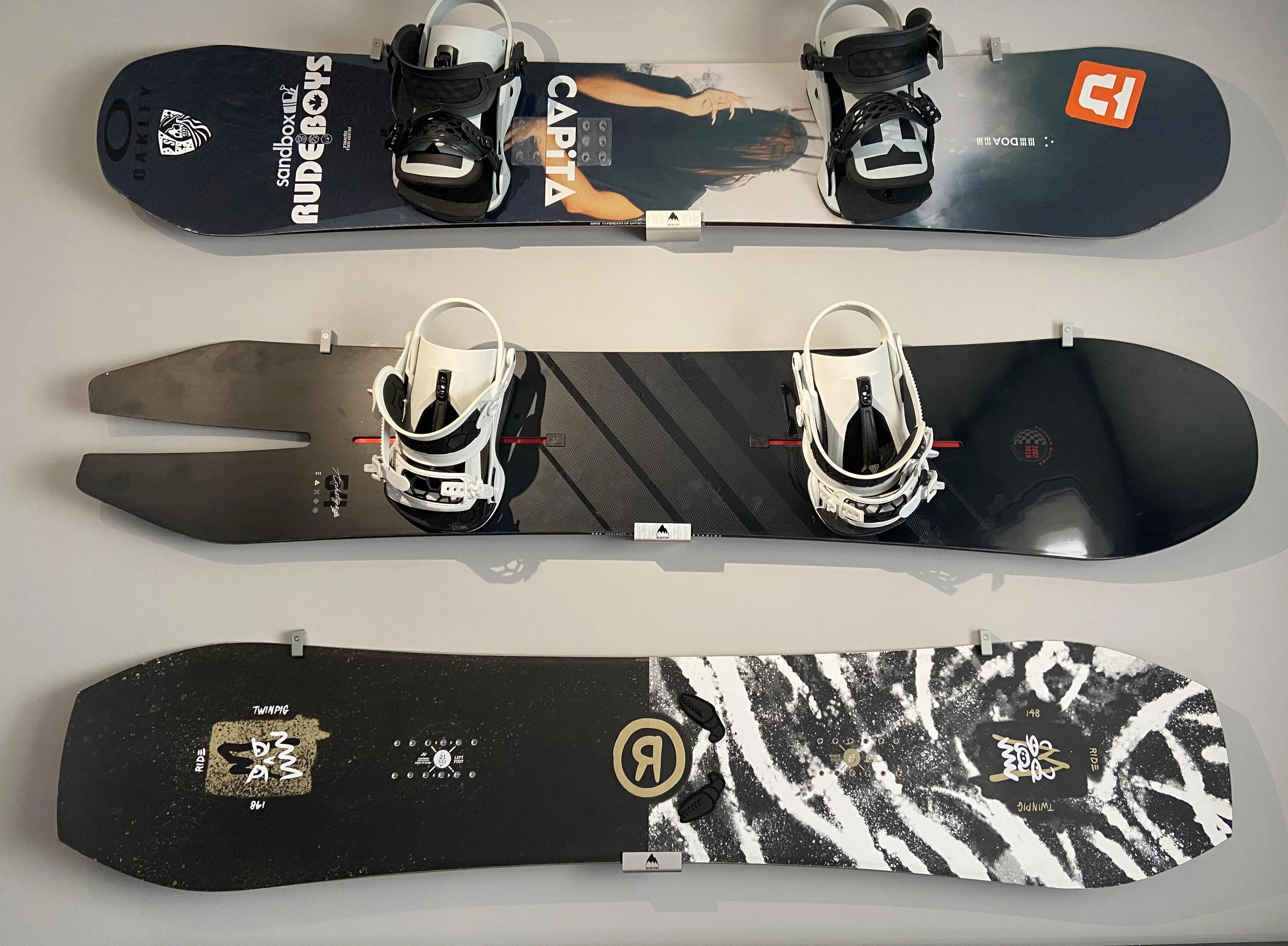 Burton Collector's Edition Snowboard Wall Mounts