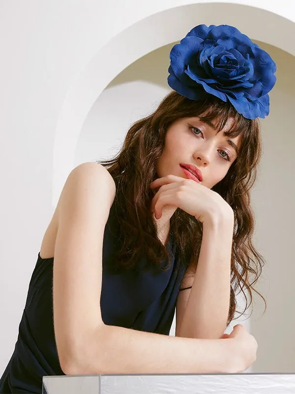 Camilla Navy Headpiece