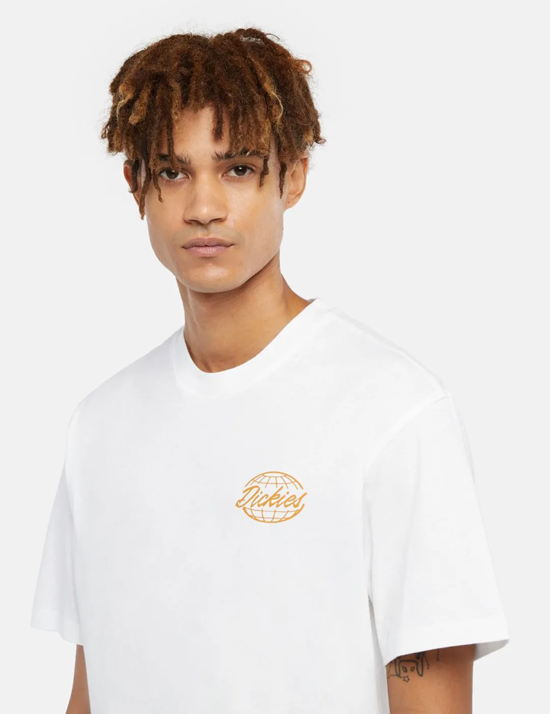 Camiseta Dickies Globe Blanco