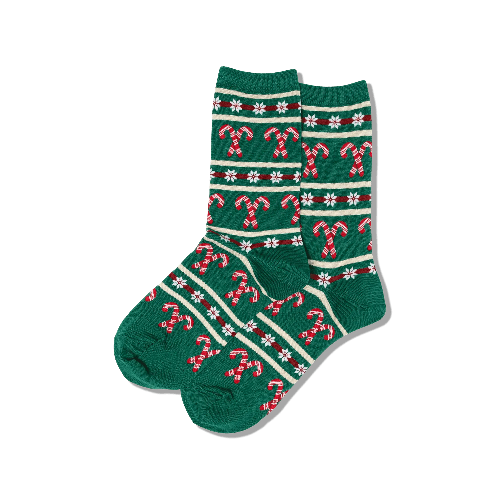 Candy Cane Stripe Socks Women's Crew Sock