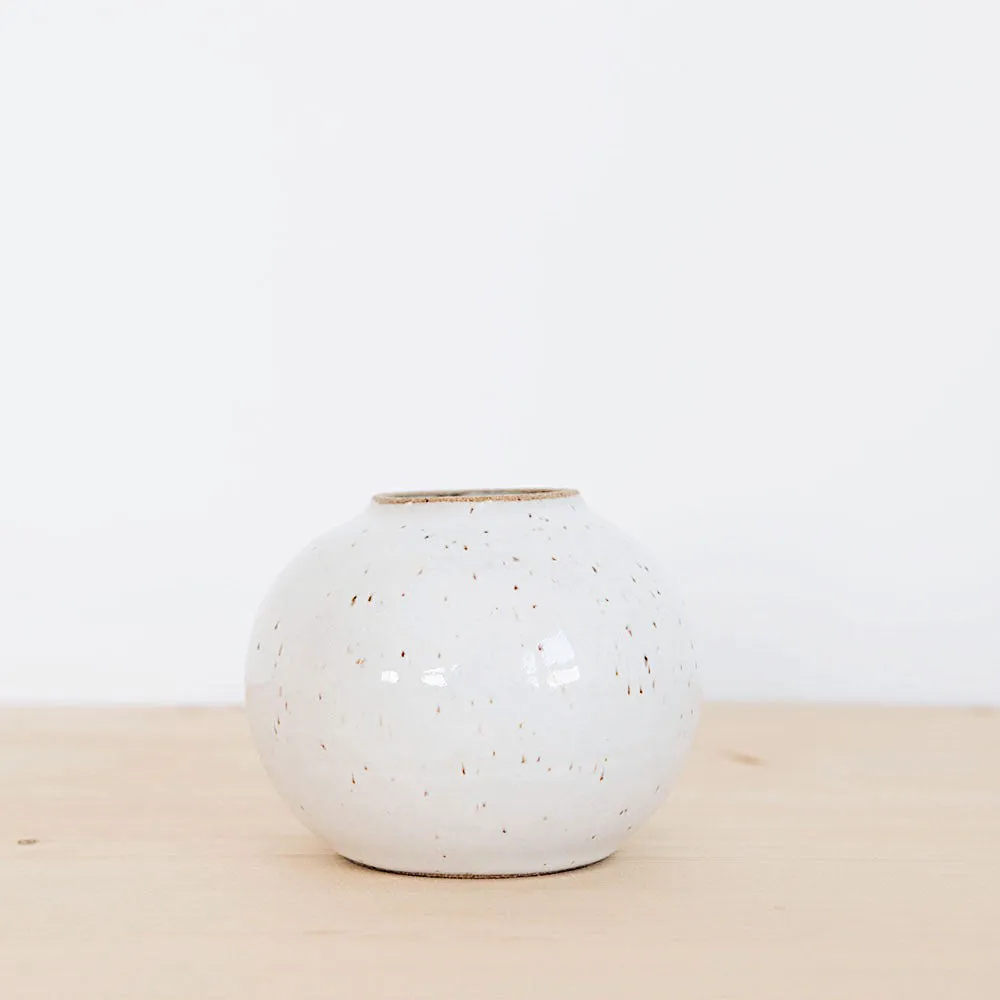 Ceramic Globe Bud Vase