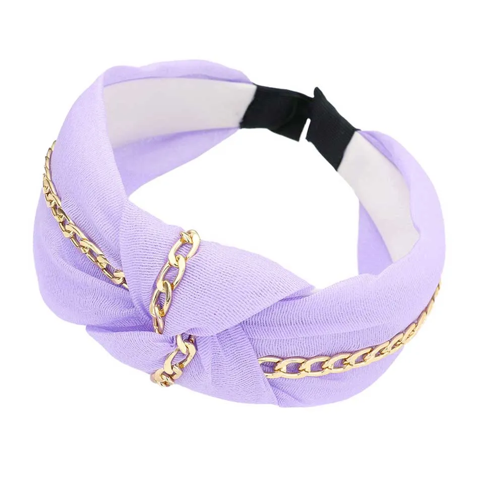 Chain Trim Knot Headband