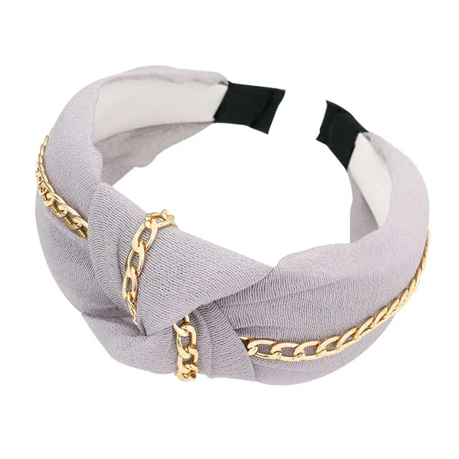 Chain Trim Knot Headband