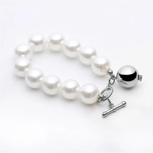 Charm Pearl Bracelet for Her