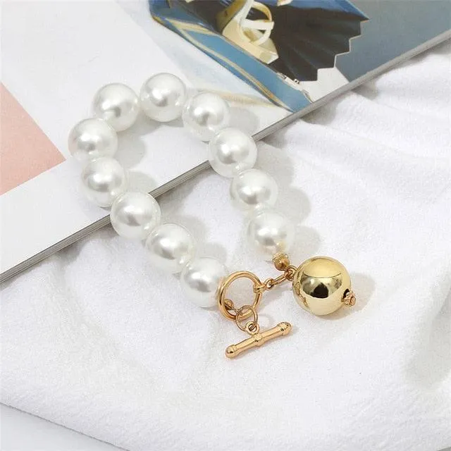 Charm Pearl Bracelet for Her