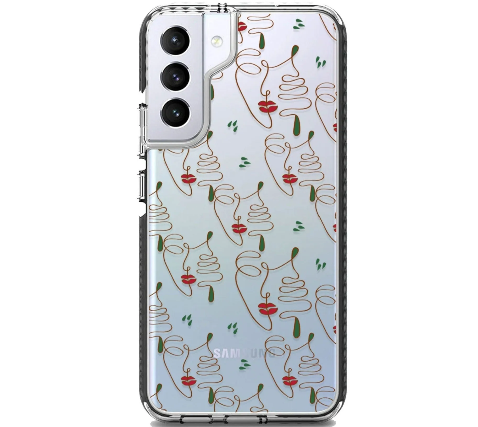 Christmas Abstract Faces Samsung Case