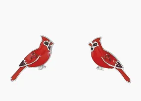 Christmas Cardinal Earrings