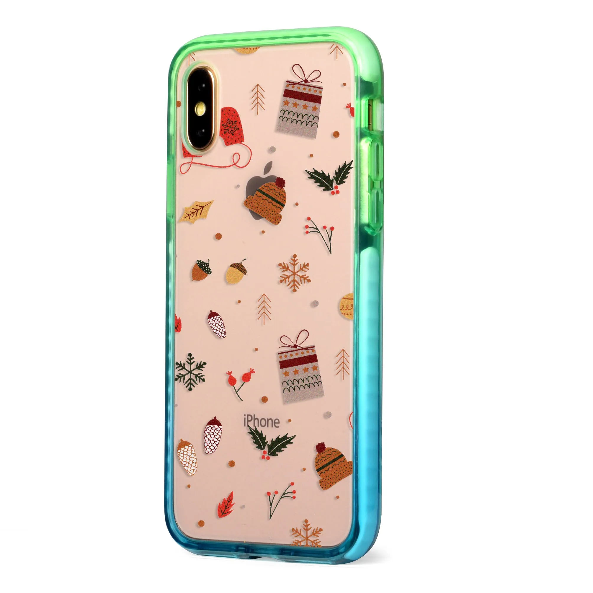 Christmas Collage Impact iPhone Case