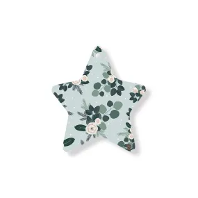 Christmas Decorations BLOOMS OF XMAS- Wooden Xmas Star And Fridge Magnet