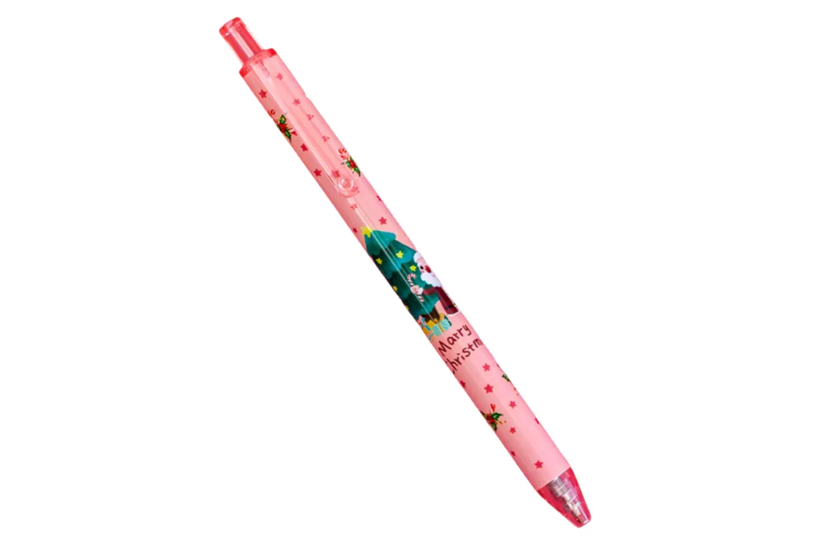 Christmas Design Retractable Gel Pen